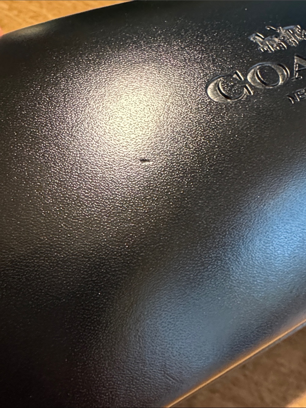 Coach Set of 2 Black Hard Sunglass Cases (one large, one medium) - Picture 9 of 11